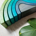 Load image into Gallery viewer, Vibrant Green Wave - 6 piece