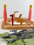 Load image into Gallery viewer, Wooden Celebration Holder Birthday Ring