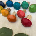 Load image into Gallery viewer, Mini Wooden Toy Toadstools - set of 10