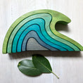 Load image into Gallery viewer, Vibrant Green Wave - 6 piece