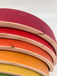 Load image into Gallery viewer, 10 piece Wooden Rainbow Unique Stacking Blocks - Vibrant Red