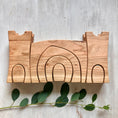 Load image into Gallery viewer, 8 piece Wooden Play Castle - Natural