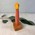 Load image into Gallery viewer, Wooden Celebration Candle - Pink
