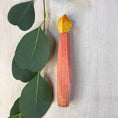 Load image into Gallery viewer, Wooden Celebration Candle - Pink