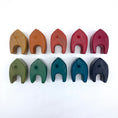 Load image into Gallery viewer, Vibrant Tiny Houses - set of 10