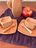 Load image into Gallery viewer, Wooden Play Tea Set - 7 piece set