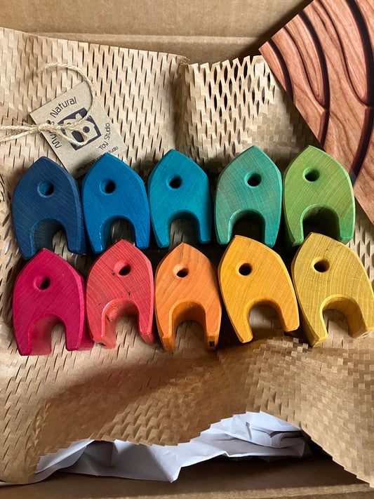 Vibrant Tiny Houses - set of 10