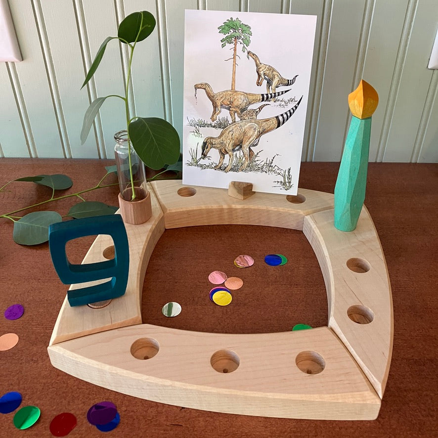 Wooden Celebration Candle