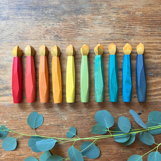 Wooden Celebration Candle