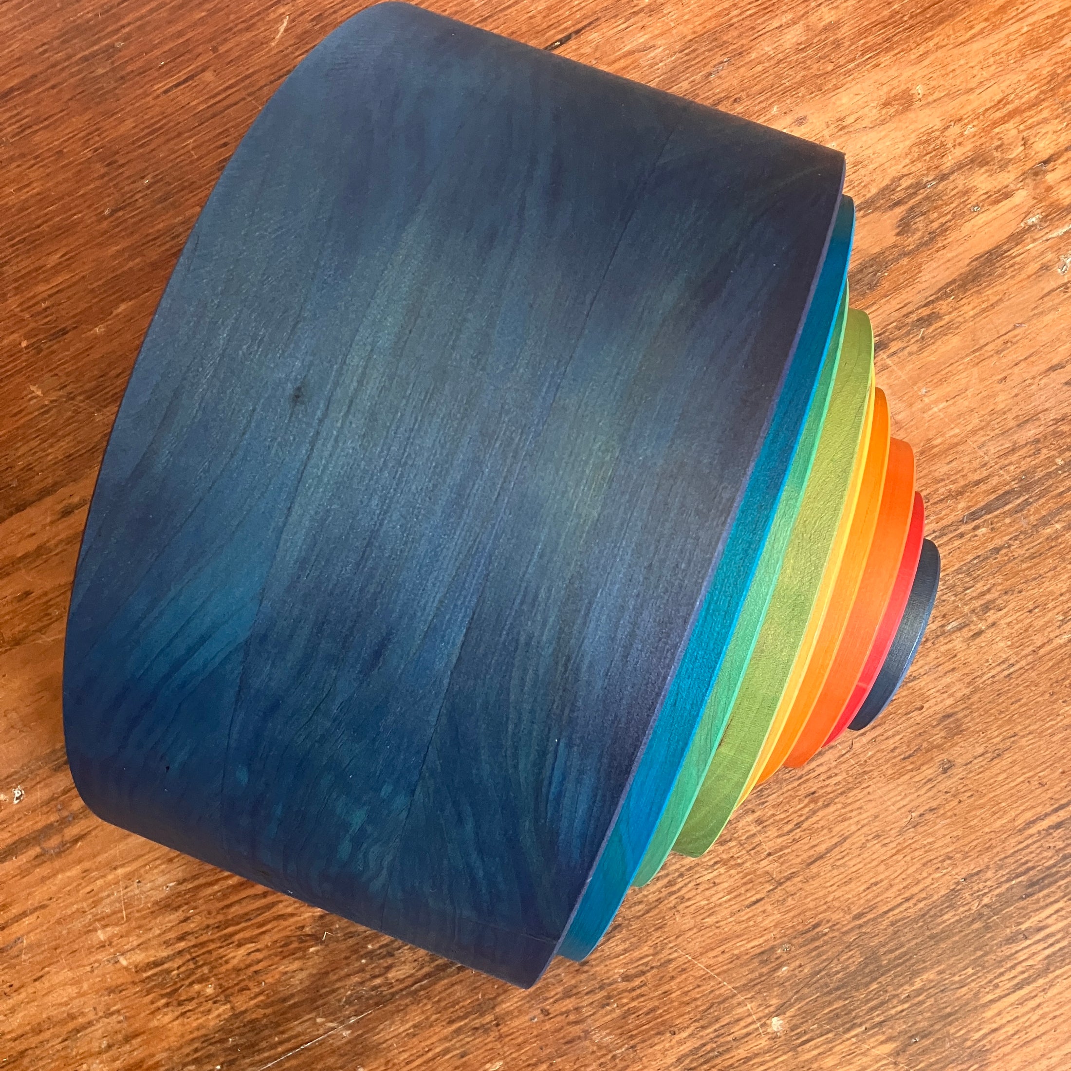 XL Vibrant Blue Rainbow - 10 piece