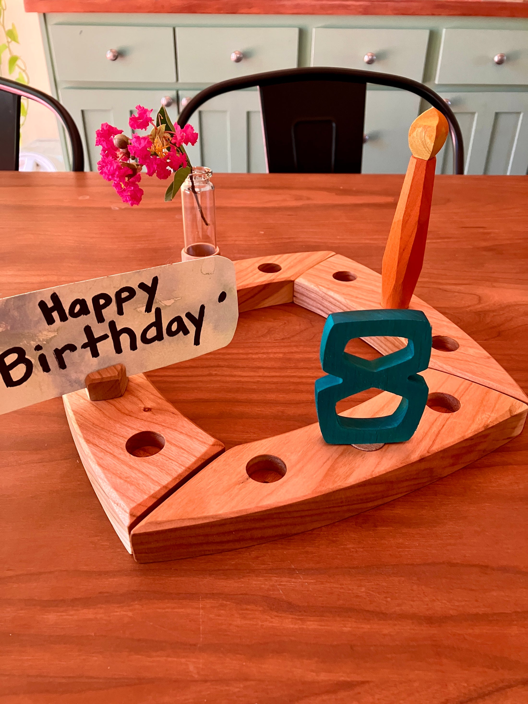 Wooden Celebration Holder Birthday Ring