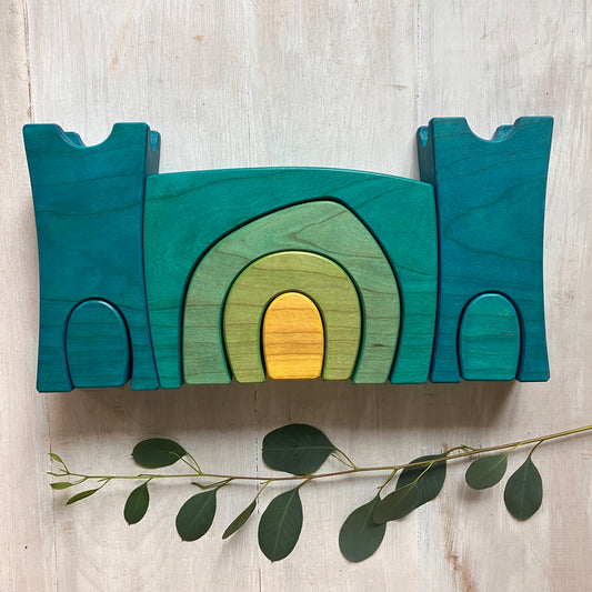 Vibrant Blue Castle - 8 piece