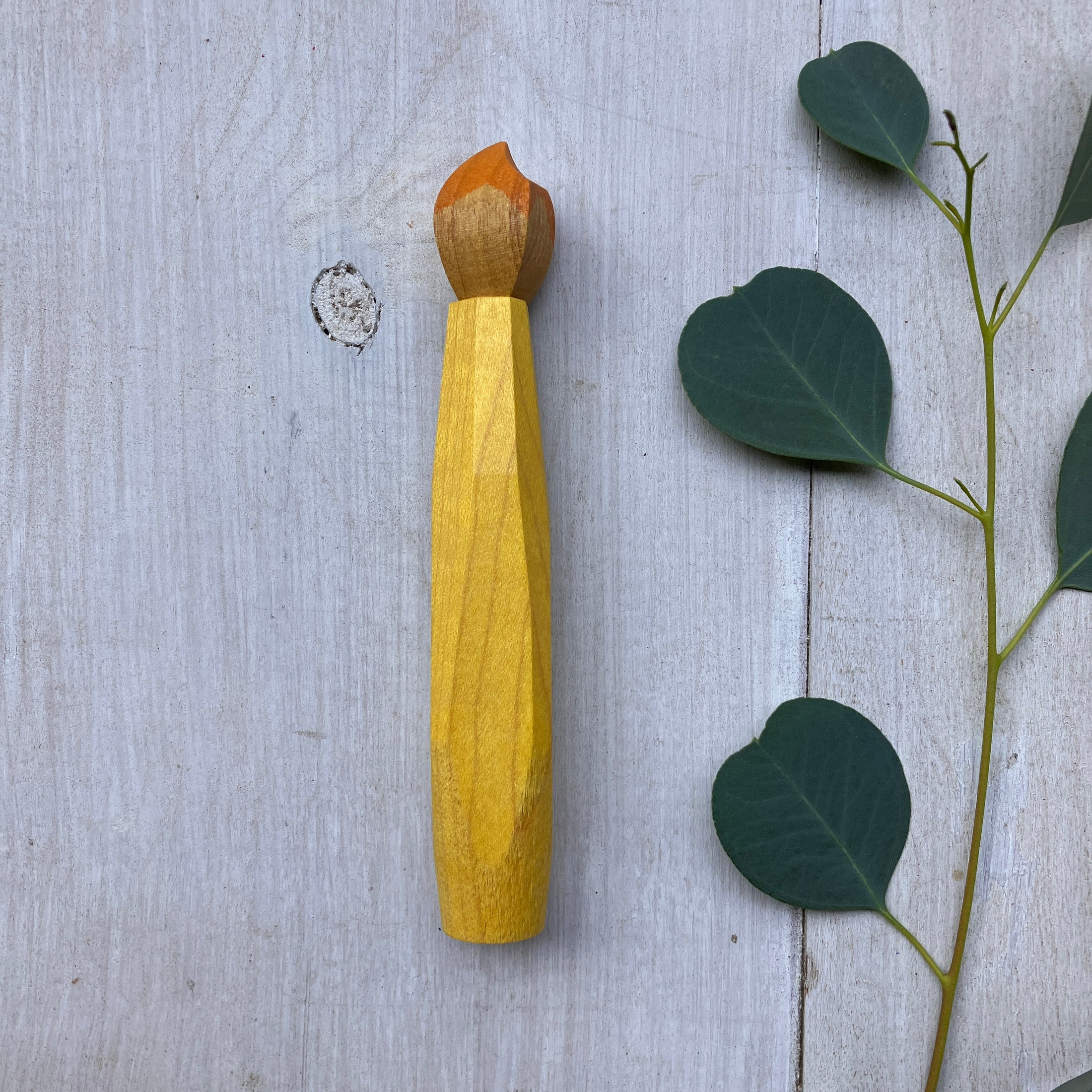 Wooden Celebration Candle