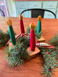 Load image into Gallery viewer, Christmas Wooden Candle set
