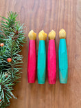 Load image into Gallery viewer, Christmas Wooden Candle set
