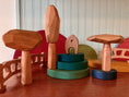 Load image into Gallery viewer, Wooden Toy Trees Set of 3
