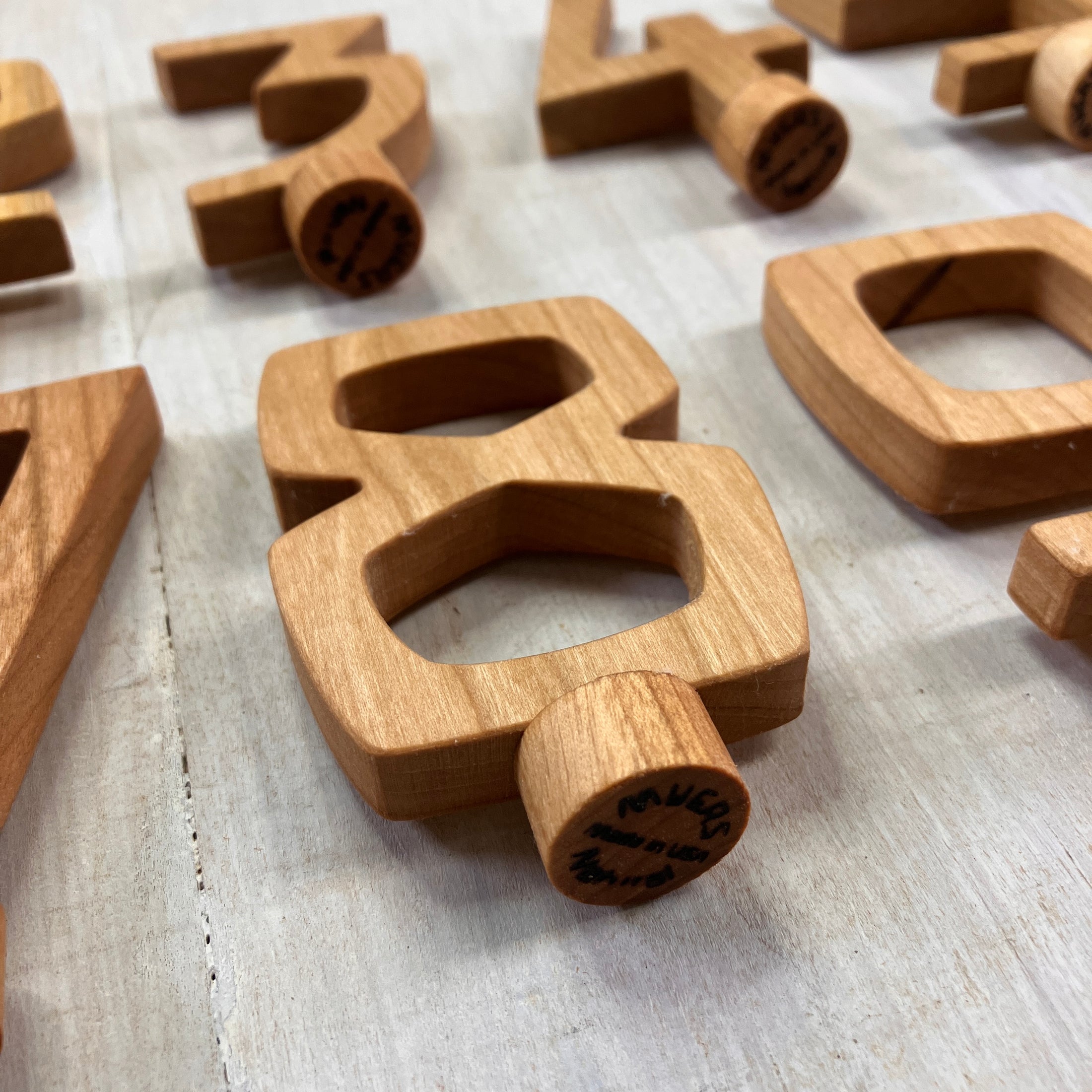 Natural Celebration Birthday Ring Numbers