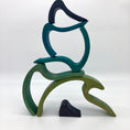 Load image into Gallery viewer, Vibrant Green Wave - 6 piece
