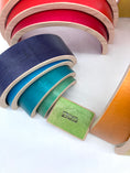 Load image into Gallery viewer, 10 piece Wooden Rainbow Stacking Blocks - Vibrant Yellow, Over and Under Color
