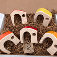 Load image into Gallery viewer, Warm Color Village  - set of 5
