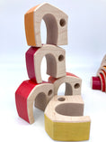 Load image into Gallery viewer, Warm Color Village  - set of 5
