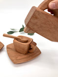 Load image into Gallery viewer, Wooden Play Tea Set - 7 piece set
