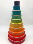 Load image into Gallery viewer, 10 piece Wooden Semicircle Blocks
