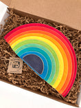 Load image into Gallery viewer, 10 piece Wooden Semicircle Blocks
