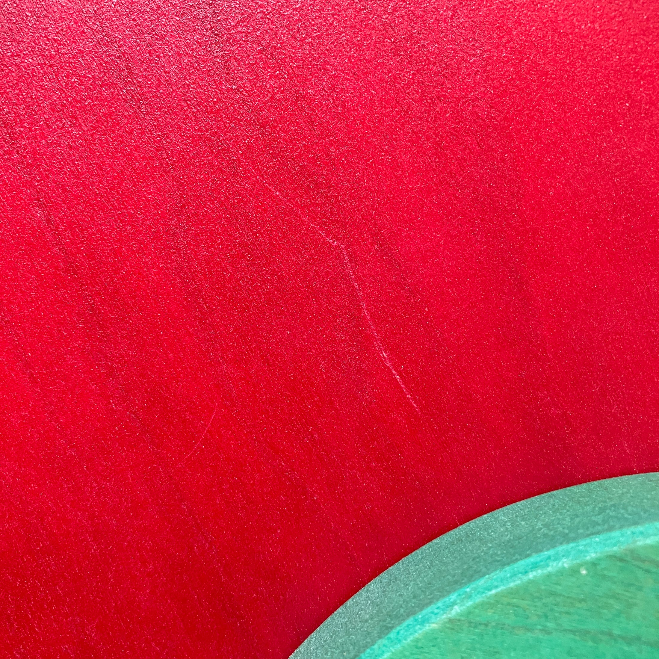 Imperfect Vibrant Red Jumbo Half Circles - 10 piece