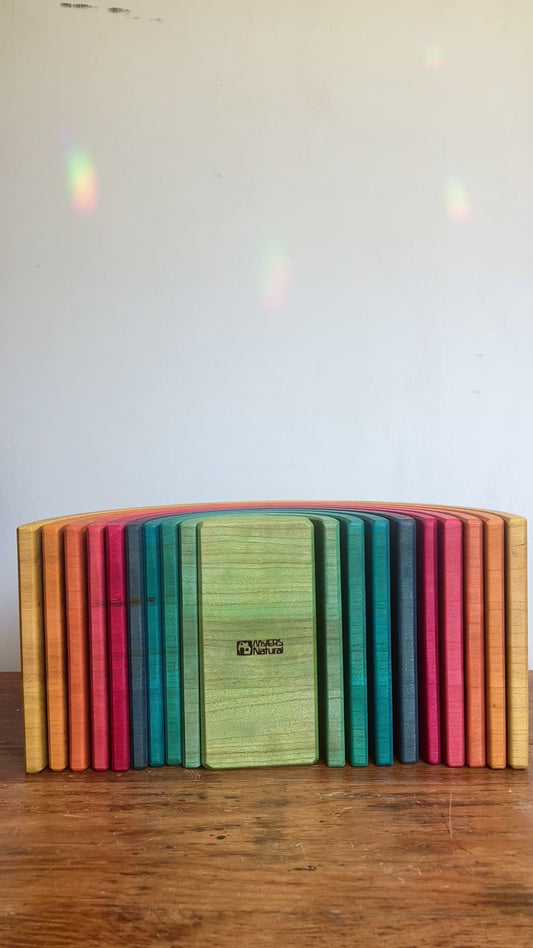 XL Vibrant Blue Rainbow - 10 piece